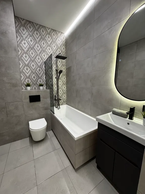 Квартира Просторная стильная евро-трехкомнатная квартира у залива — Санкт-Петербург