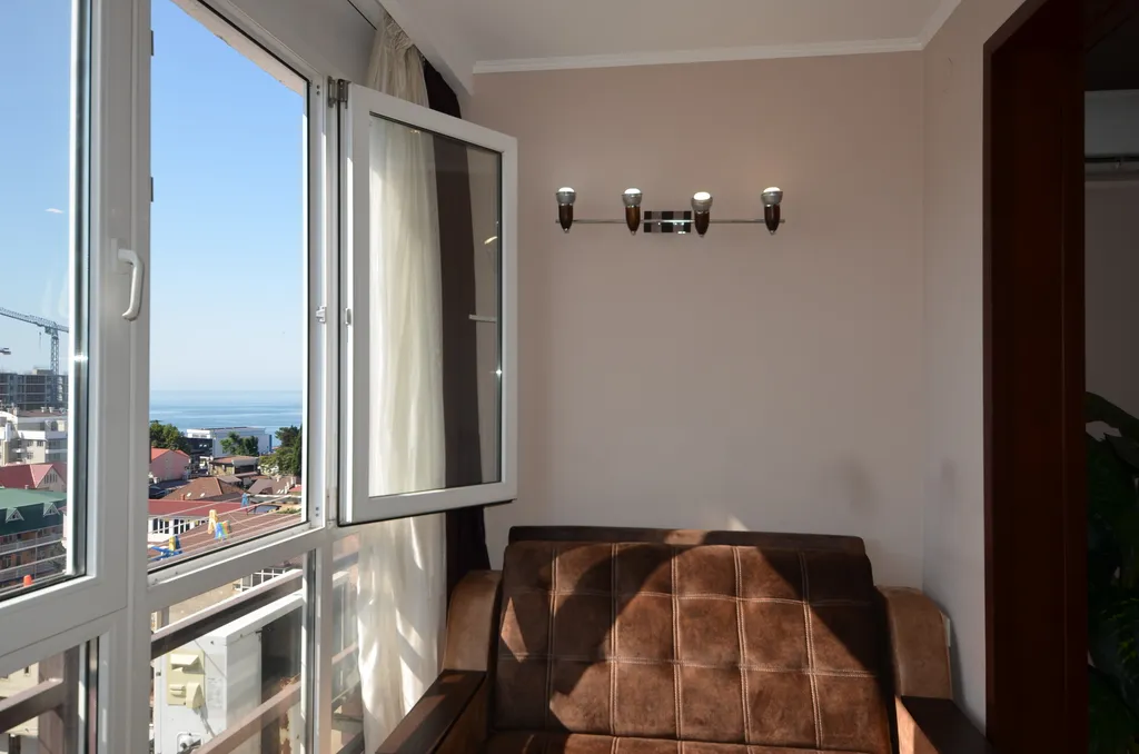 Апартаменты с видом на море, 1-я береговая, пляж Чайка