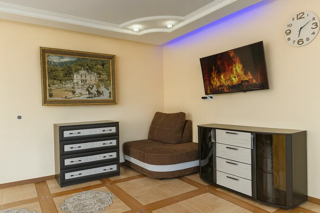 Просторные апартаменты в доме с сауной