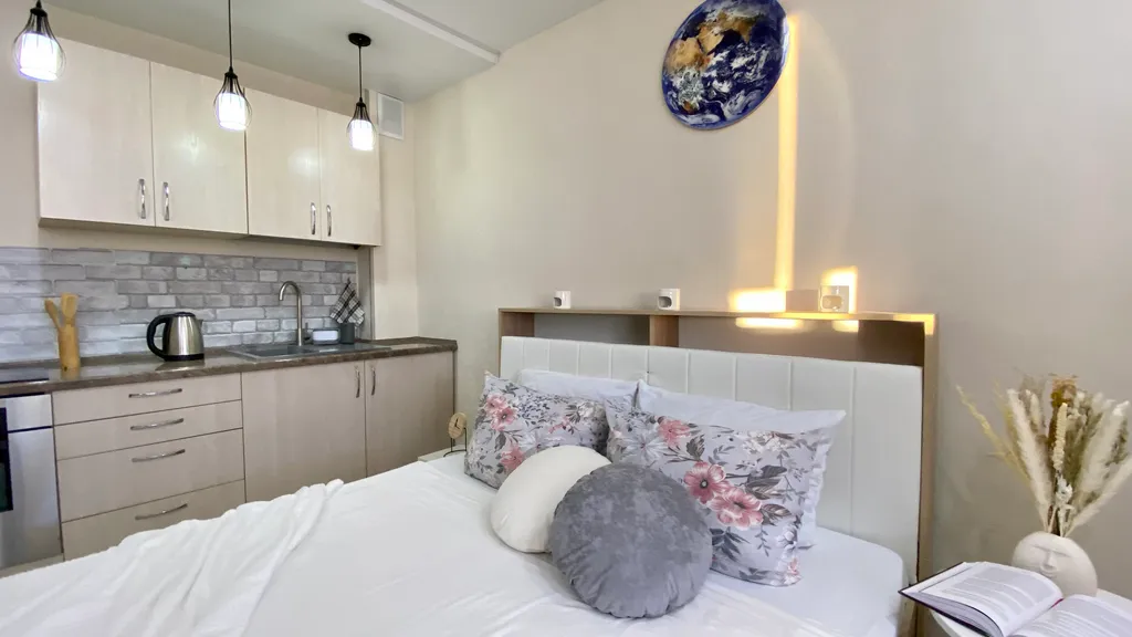 Уютная студия со свежим ремонтом в новом доме