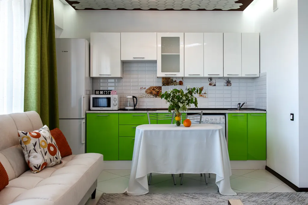 Студия Лето с шикарным видом возле Модного квартала