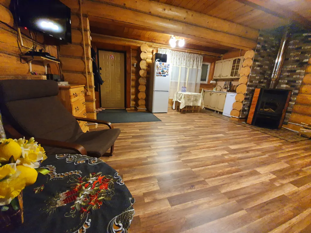 Коттедж с 1-й спальней, камин + сауна