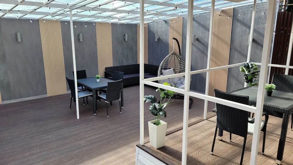 Коттедж Новый дом с огромной террасой и сауной на отдельной территории — Жаворонки