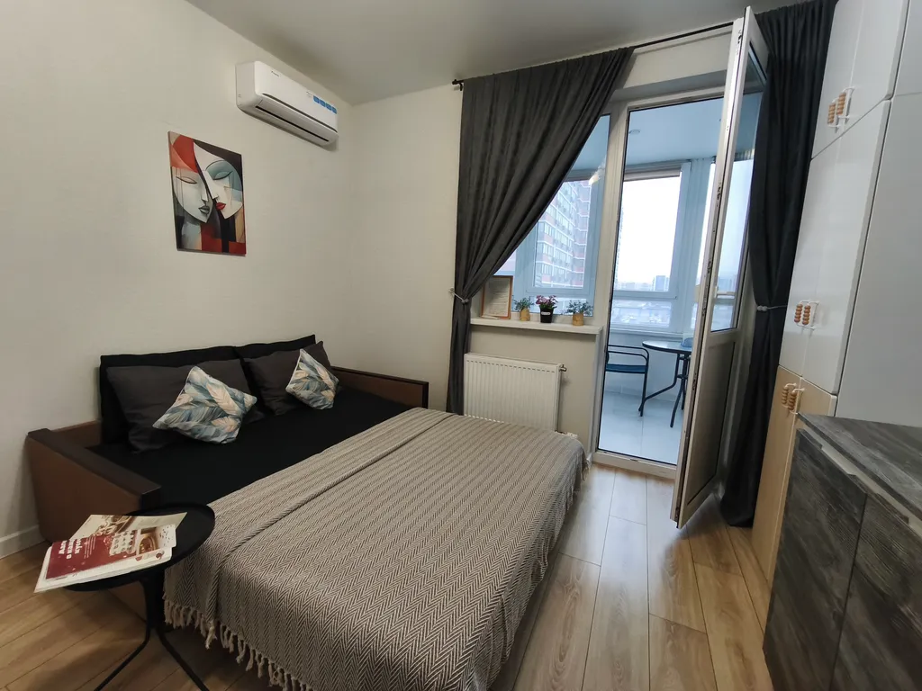 Квартира Квартира Новая студия с 8-метровой лоджией — Краснодар