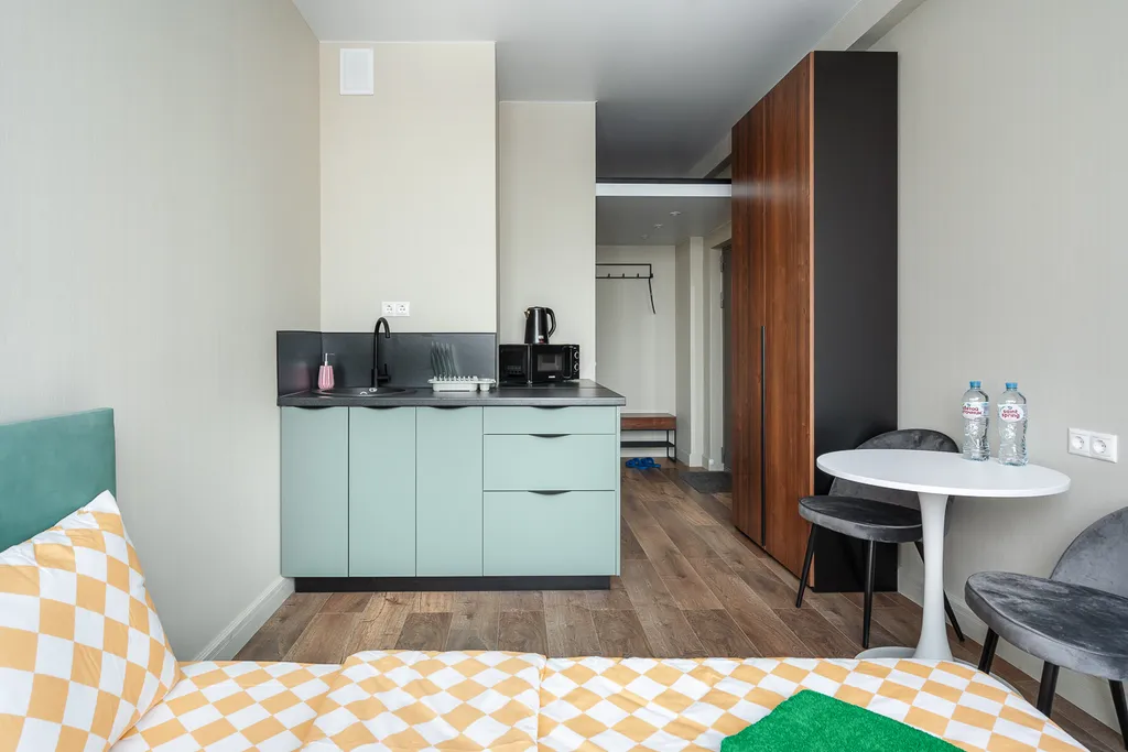 Квартира Квартира Новая и уютная студия в ЖК Шереметьевский — Москва