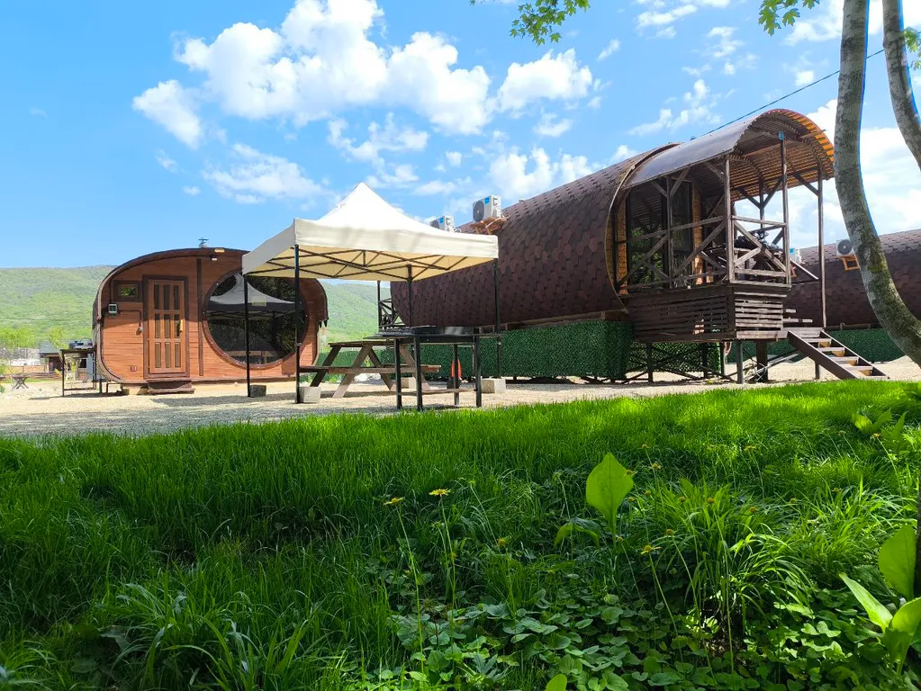 Квартира Квартира Дом у реки с видом на горы с баней и купелью — Горячий Ключ