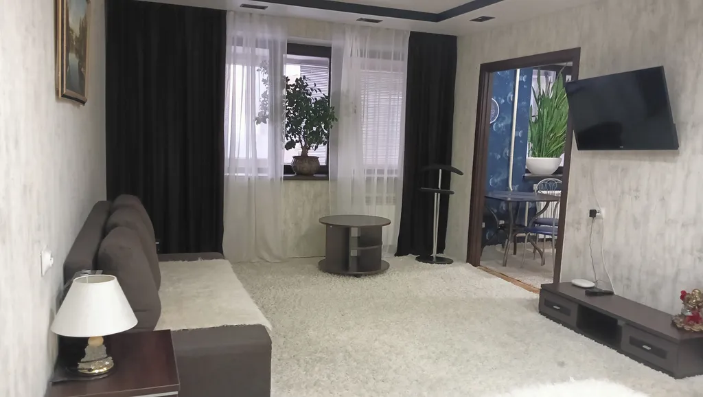 1-комнатная в центре, шикарный вид на город