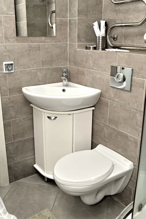 Уютная квартира-студия в центре города с красивым видом