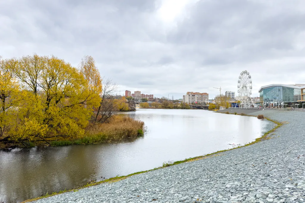 Апартаменты с панорамным видом на набережную реки