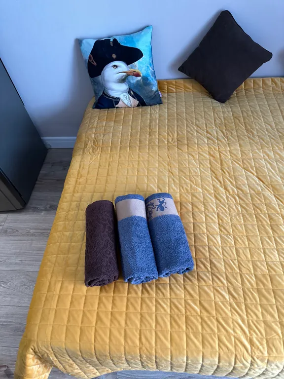 Уютная студия с большим балконом