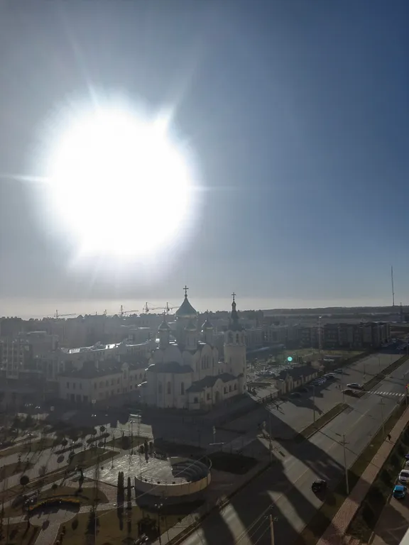 Из наших окон храм