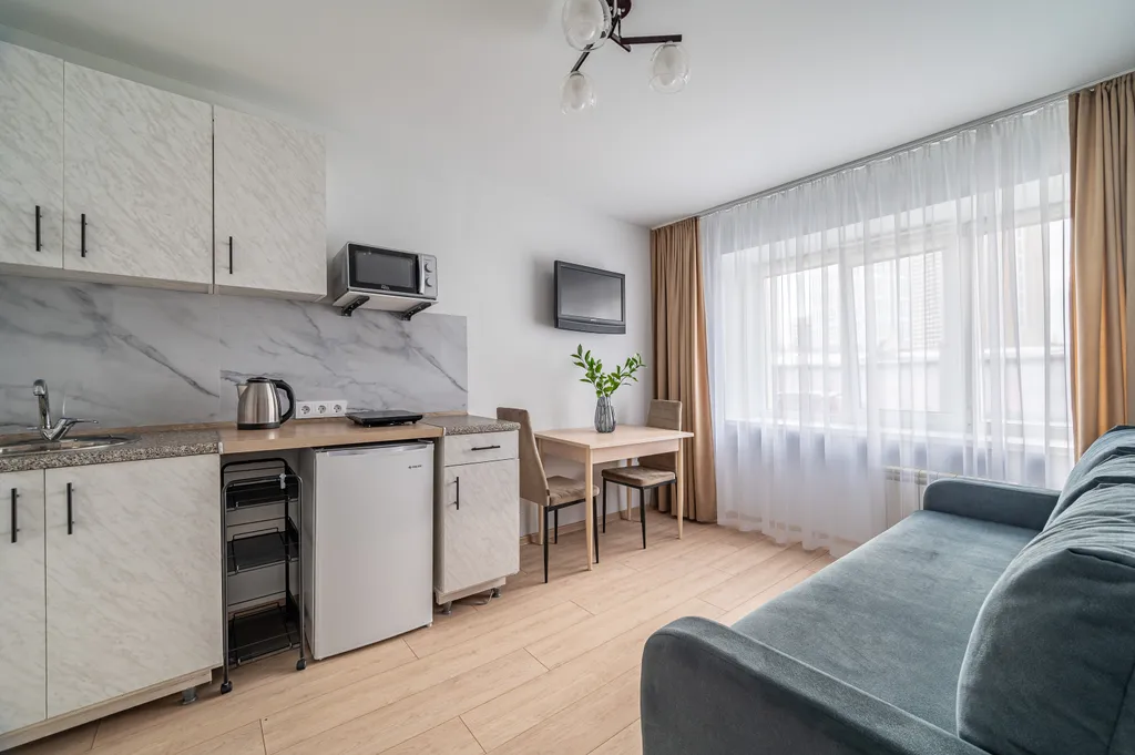 Уютная комната-студия рядом с метро Уральская