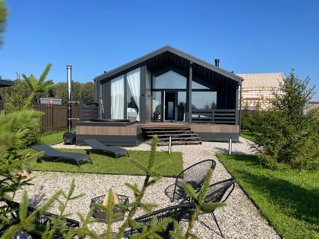 Уютный дом с сауной и чаном