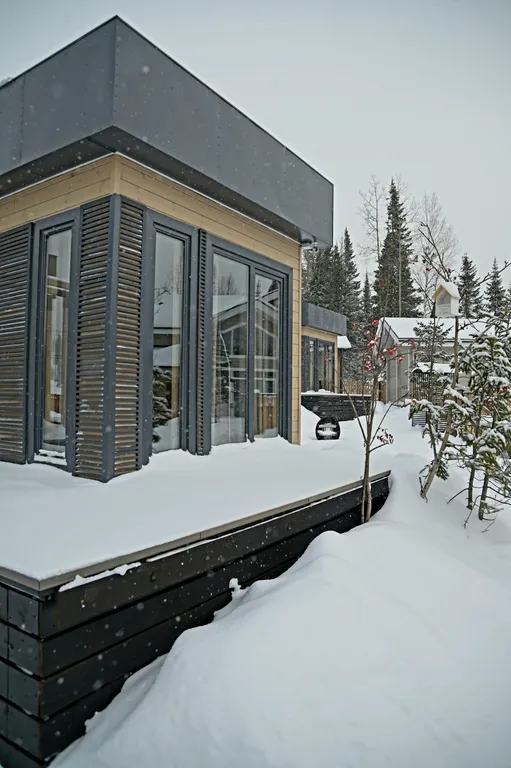 Дома с видом на гору