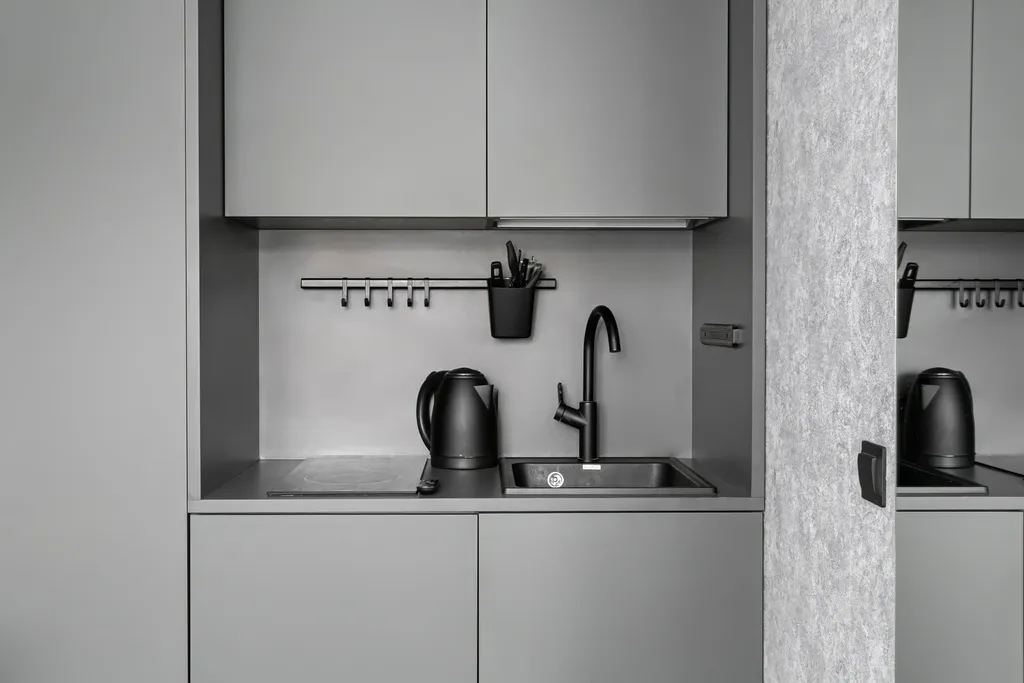 Квартира Квартира Студия в ЖК Park side в монохромном стиле — Санкт-Петербург