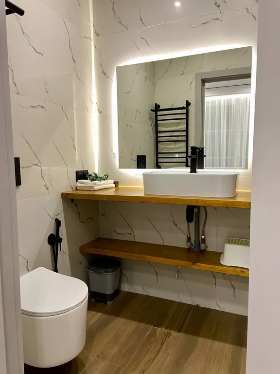 Коттедж Современный большой дом дуплекс с баней — Новоселье