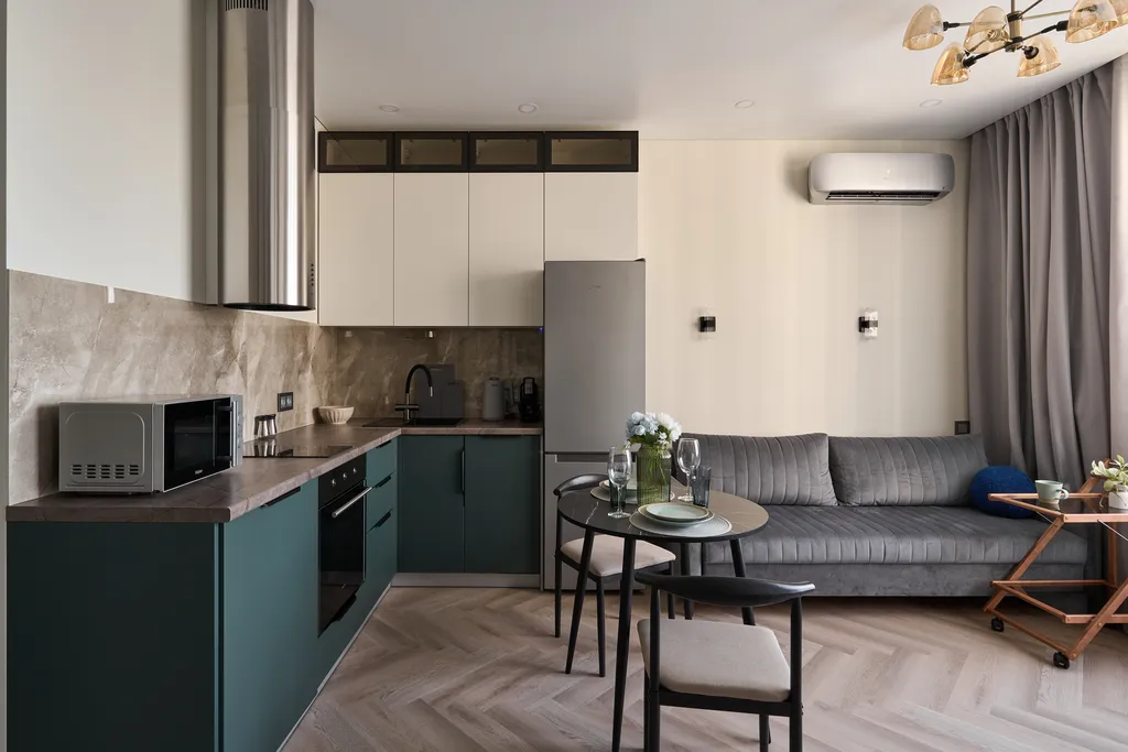 Квартира Новая просторная квартира Emerald Pearl — Москва
