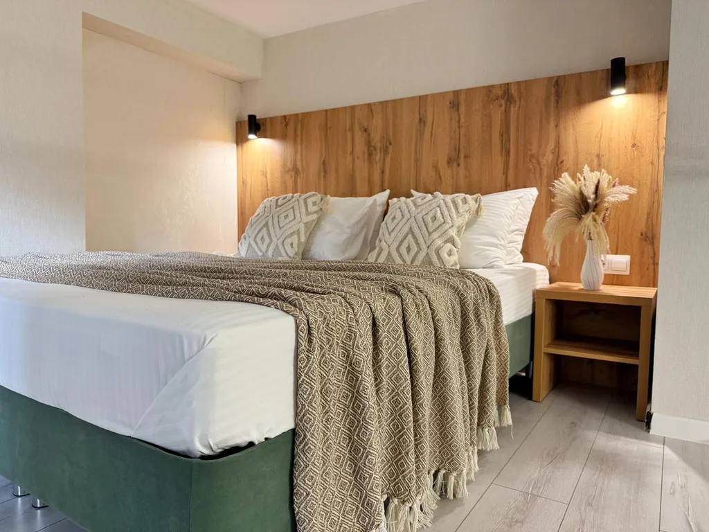 Апартаменты двухуровневые 3 минуты до пляжа