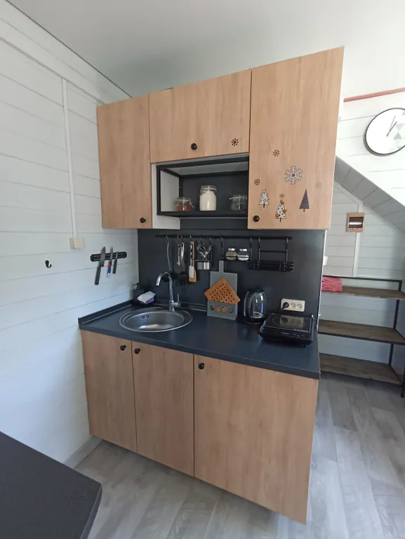 Коттедж Четырехместная половина дома Зима — Архыз