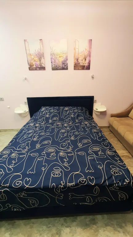 Лавандовая романтичная студия в новом доме