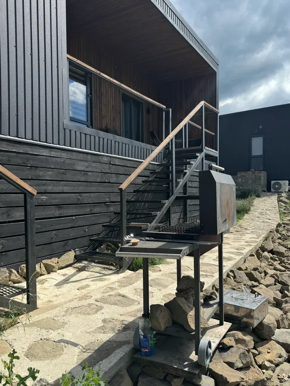 Дом с террасой на территории базы отдыха