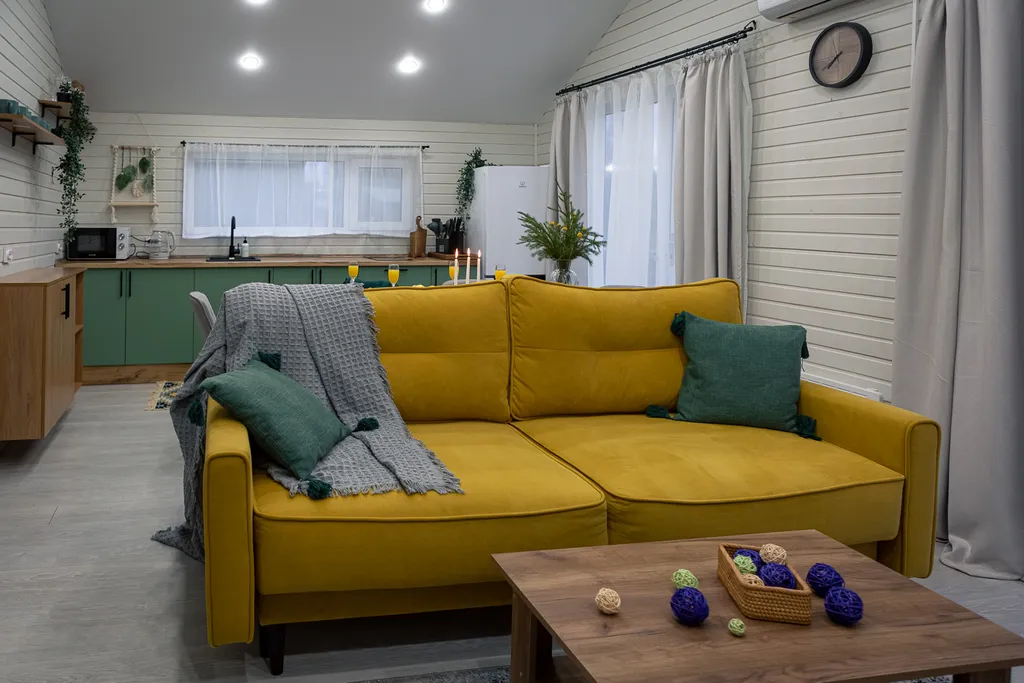 Изумрудный - дом с игровой зоной и костровой чашей