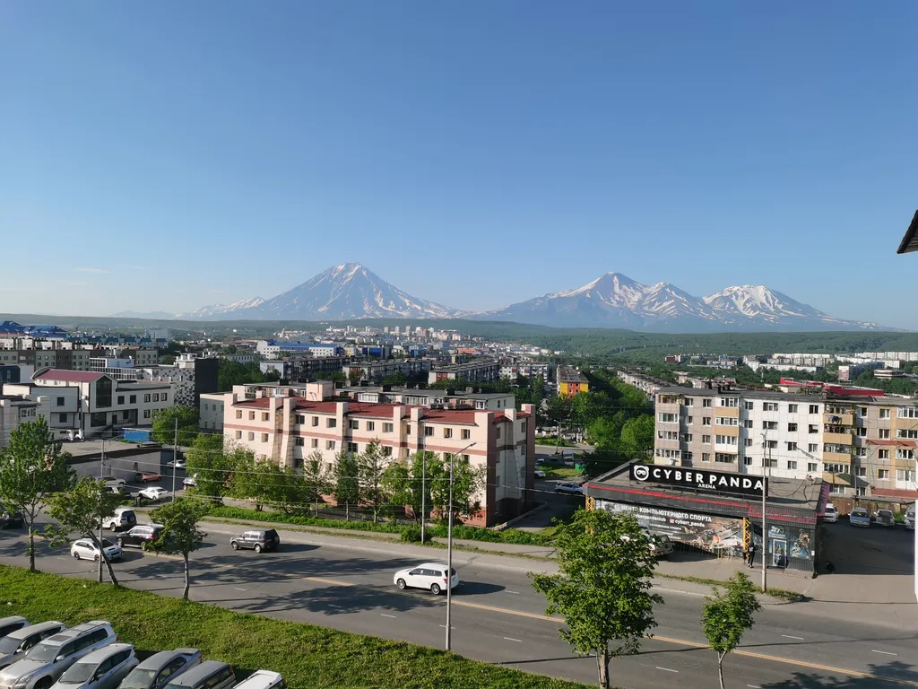 Апартаменты комфорт с видом на три вулкана, шикарное расположение