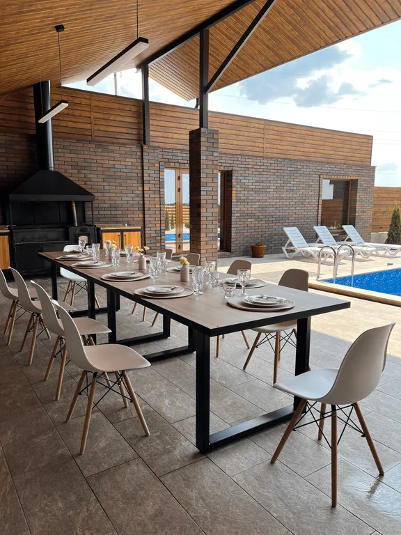 Уютный дом с термальным бассейном и баней