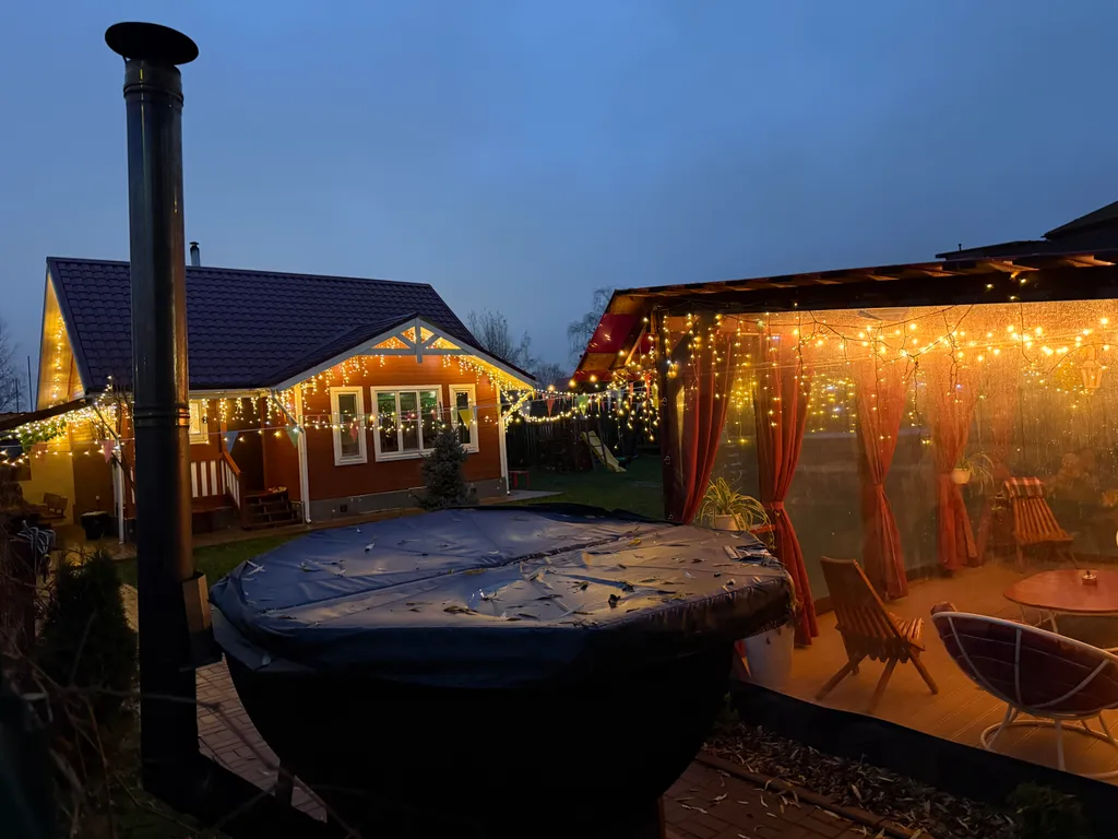 Уютный домик с баней и банным чаном, рядом с Москвой