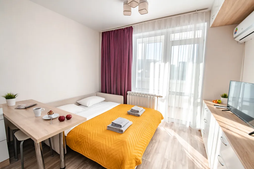 Уютная светлая квартира в новом доме рядом с Калина Молл