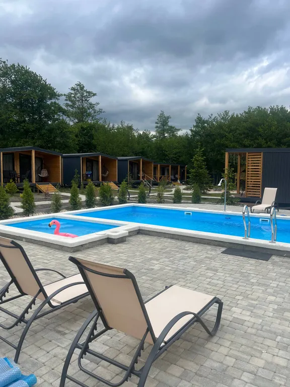 Домик в горах Адыгеи с бассейном