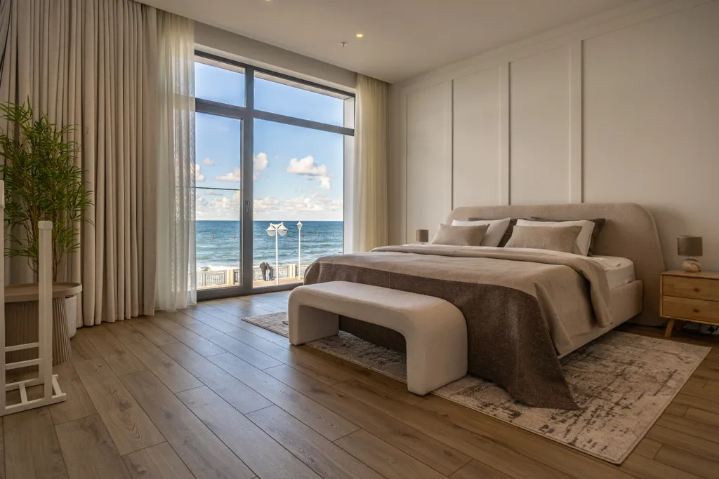 Апартамент с прямым видом на море, 1 линия жк променад