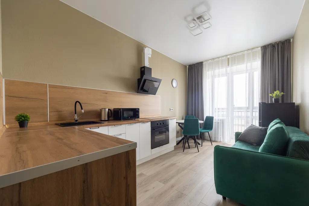 Дизайнерская квартира в Южном берегу с видом на реку