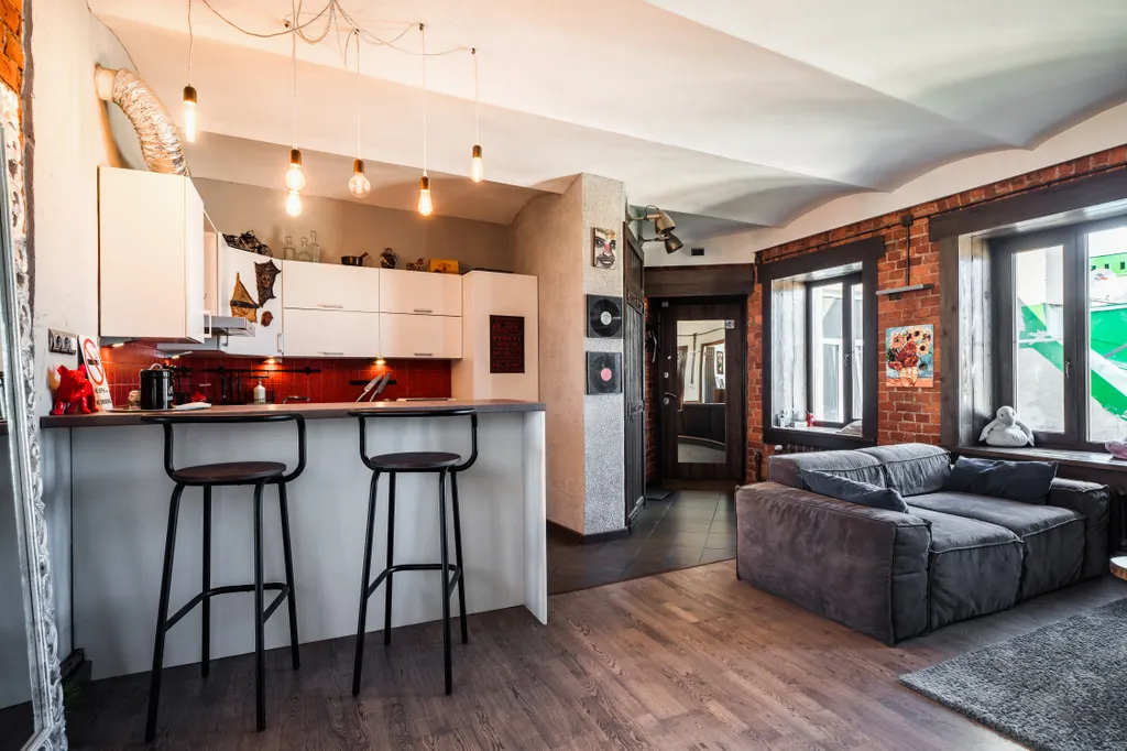 Квартира Квартира True Loft with great view — Санкт-Петербург