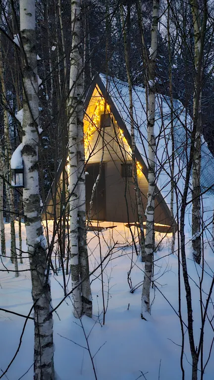 Комфортный дом Афрейм, в лесу, на семейной ферме Ак Су