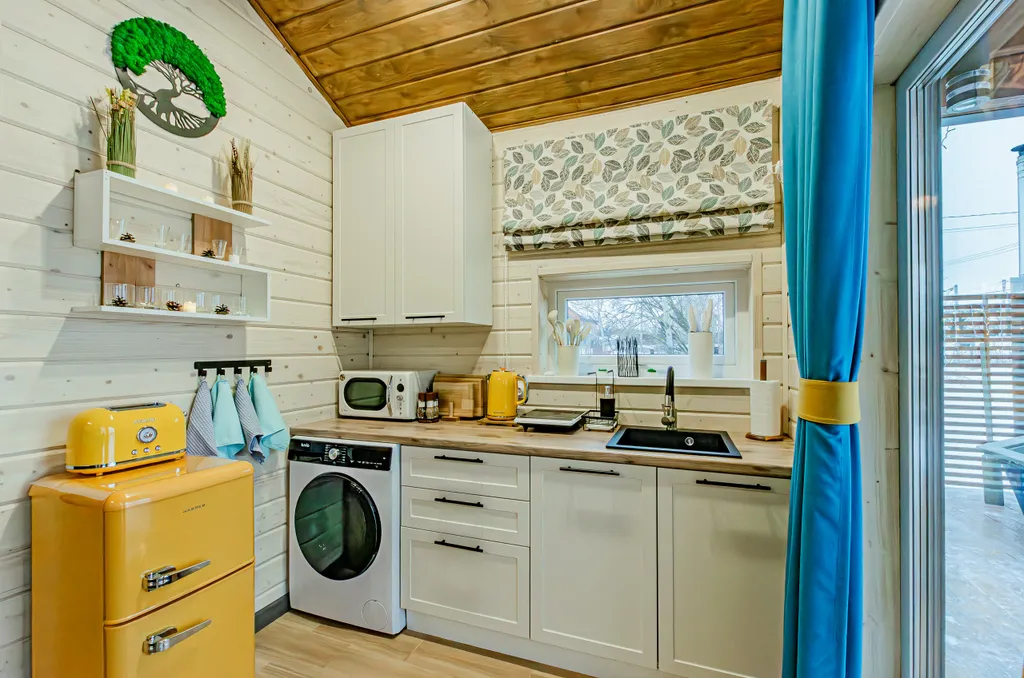 Барнхаус с баней на дровах и чаном SkyLove Glamp