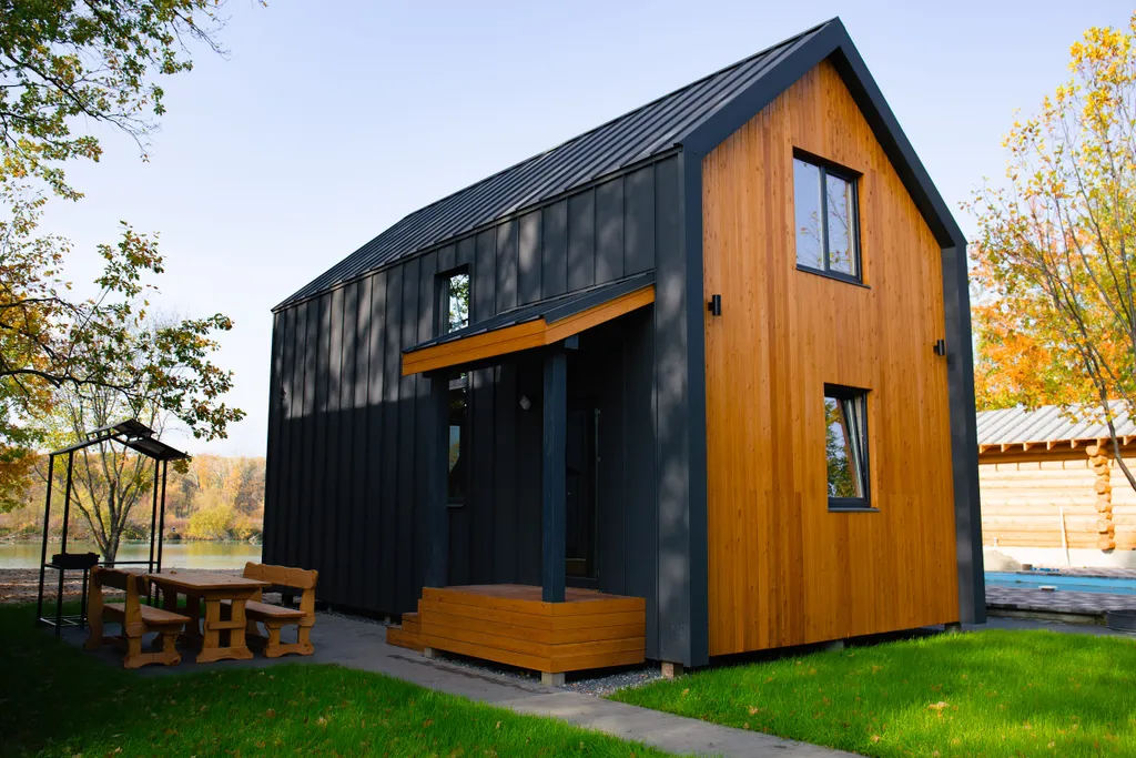 2-этажный коттедж у озера с видом на горы