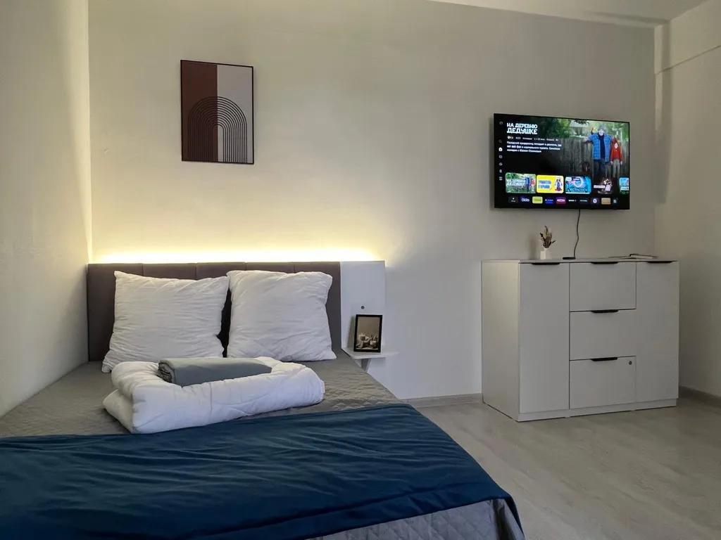 Апартаменты Терра — яркая, современная квартира с высокими потолками