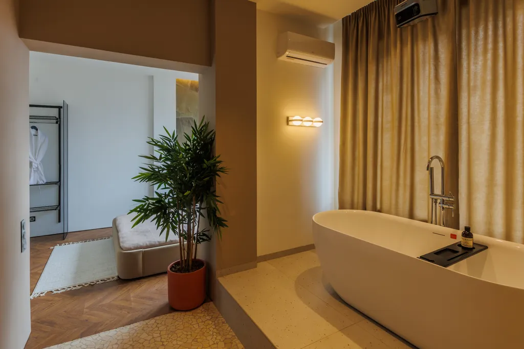 Видовые апартаменты с мастер ванной