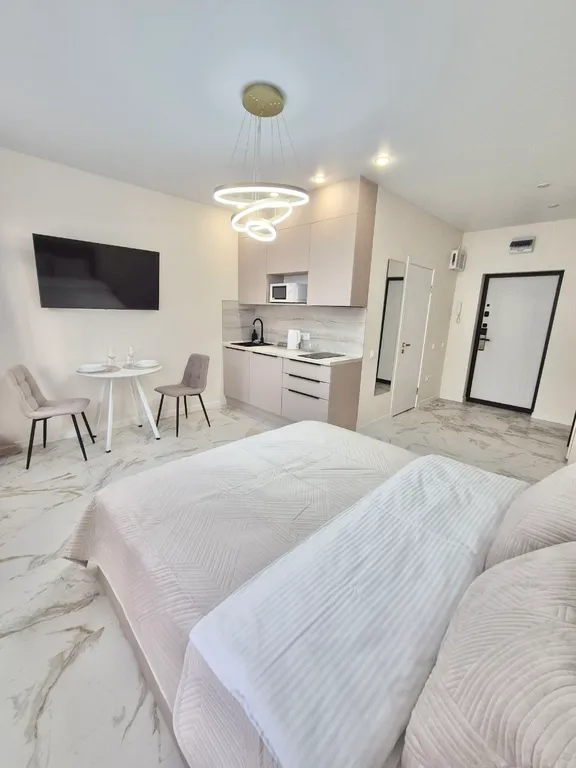 Квартира Квартира Новая уютная студия в современном жилом квартале Достояние — Краснодар