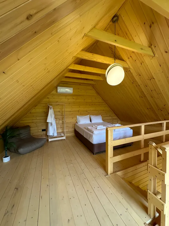 Барнхаус с чаном и бассейном