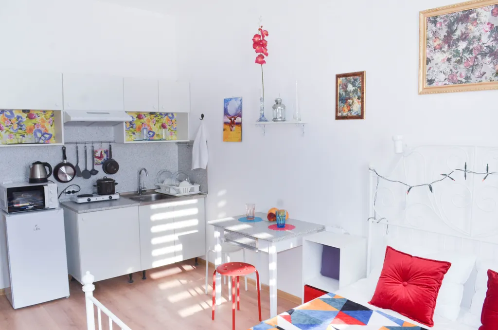 Квартира Квартира Тихая и чистая студия в шаговой доступности от онкоцентра — Песочный