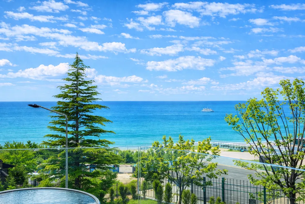 Квартира Квартира Премиум с видом на море и балконом — Лазаревское