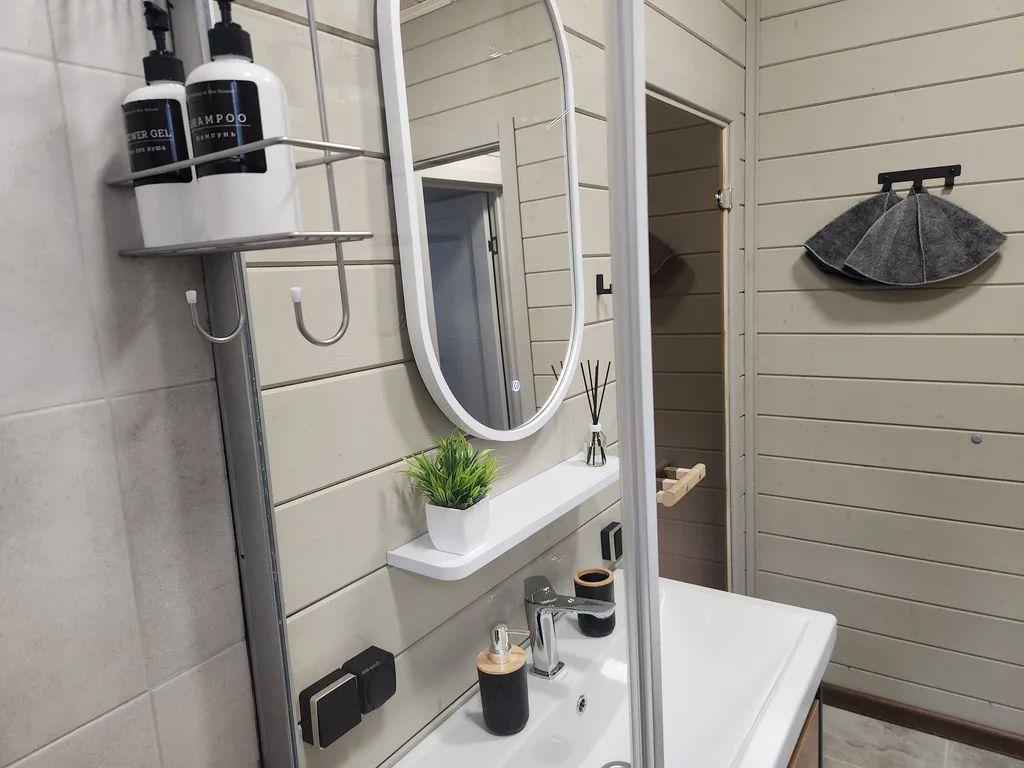 Коттедж Коттедж в Forest House с сауной в лесу — Никулино