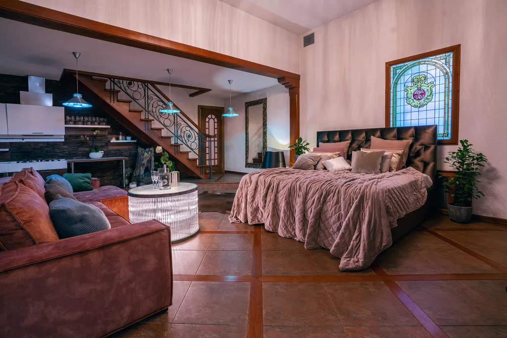 Премиальная двухуровневый номер со Спа зоной