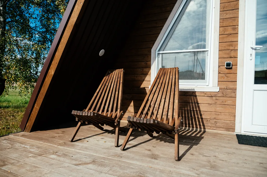 Шале с беседкой на горнолыжном склоне, "добрый дом 71"