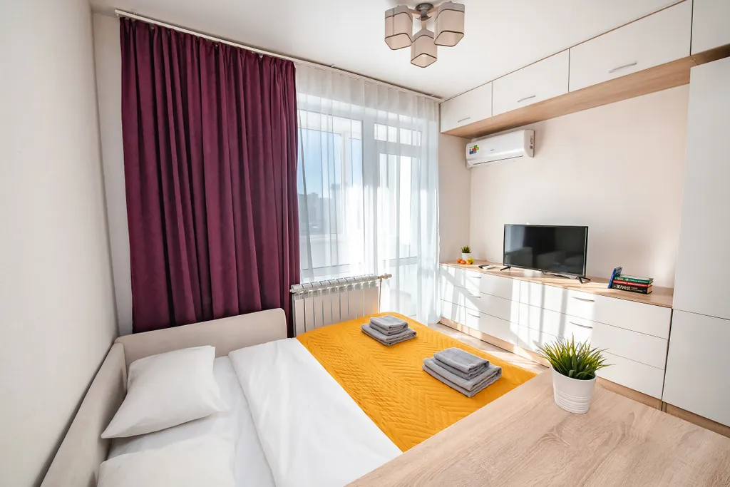 Уютная светлая квартира в новом доме рядом с Калина Молл