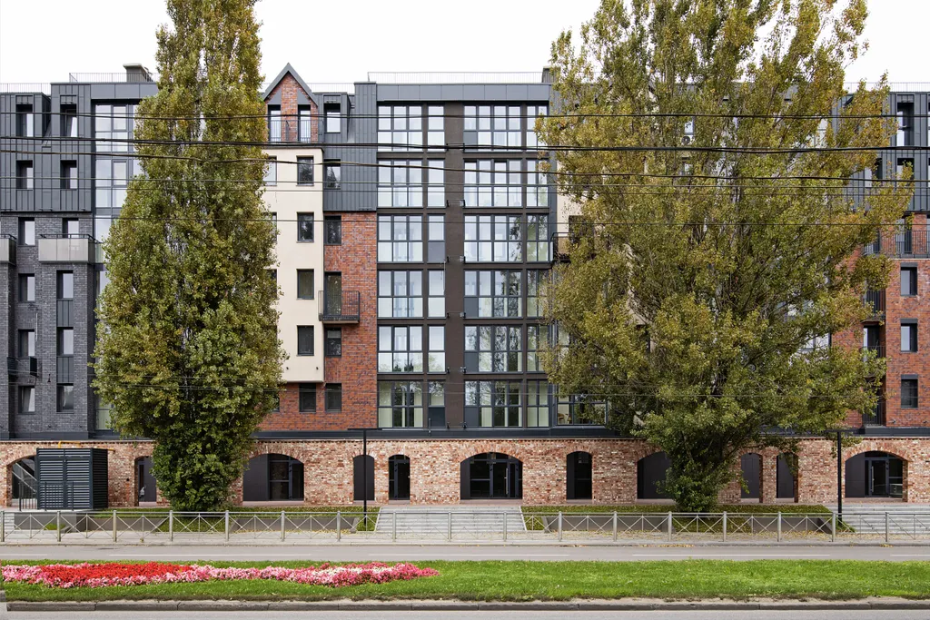 Квартира Квартира Студия Олива с балконом — Калининград