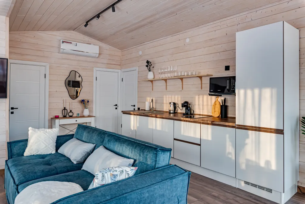 Коттедж Панорамный дом с сауной и камином — Семеновское