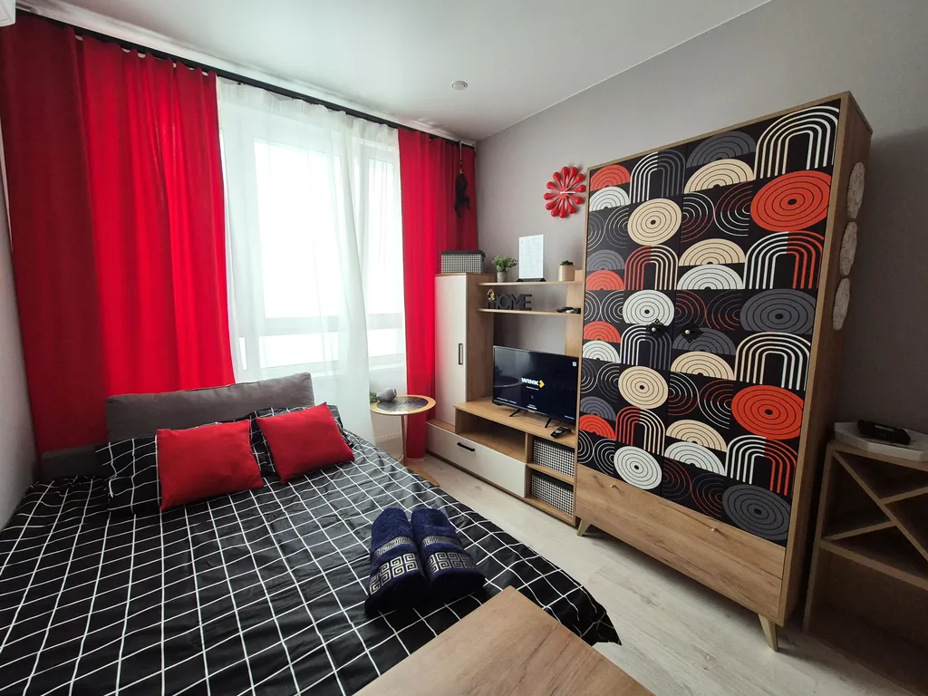 Яркая студия рядом с Мытищинской больницей